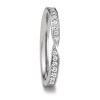 Alliance Or blanc 18K Diamant 0.226 ct, 18 Pierres, tw-vsi-607926