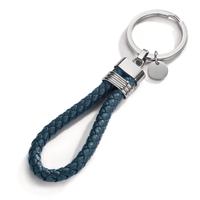 Porte-clés Acier inoxydable, Cuir 11 cm Ø30 mm-607979