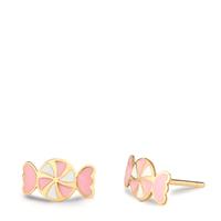 Clous d'oreilles Or jaune 9K Laqué-608044