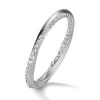 Bague Argent Zircone Rhodié-608322