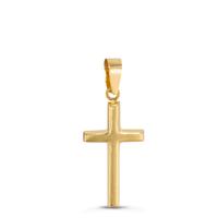 Pendentif Or jaune 18K Croix-608438