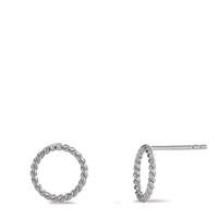 Clous d'oreilles Argent Rhodié Ø10 mm-608528