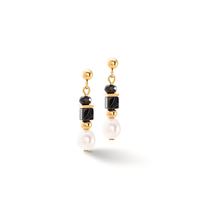 Pendant d'oreilles Acier inoxydable jaune PVD-608588