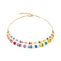 Collier Acier inoxydable jaune PVD 41.5-47.5 cm-608604
