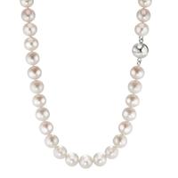 Collier Silber rhodiniert Süsswasserzuchtperle 50 cm-609028