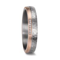 Alliance Tantale 999, Or rose 14K Diamant 0.025 ct, 7 Pierres, w-si-609075