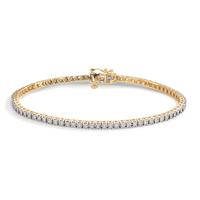 Bracelet Or jaune 18K Diamant 0.47 ct, 76 Pierres, w-si 18 cm-609465