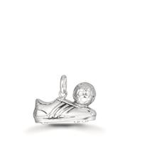 Pendentif Argent Patinée Football-609557