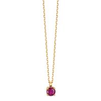 Collier Or jaune 18K Rubis 0.26 ct 42 cm-609970