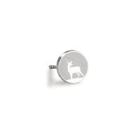 Clous d'oreille à l'unité Acier inoxydable Cerf Ø8 mm-610207