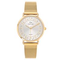 Montre Acier inoxydable, Métal Cristal jaune PVD Ø34 mm-610216