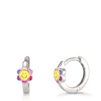 Créoles à charnières Argent Rhodié-610341