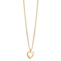 Collier 375/9 K Gelbgold Herz 38-42 cm verstellbar-610390