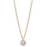 Collier 375/9 K Gelbgold Zirkonia 38-42 cm verstellbar-610394