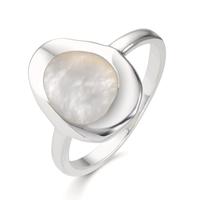 Bague Argent nacre blanc Ø14.5 mm-610482