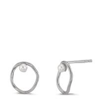 Ohrstecker Silber Süsswasserzuchtperle weiss, 2 Perlen, 3 mm Ø11 mm-610483