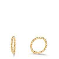 Klappcreolen 750/18 K Gelbgold-610611