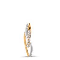 Pendentif Or blanc 18K, Or jaune 18K Diamant 0.085 ct, 7 Pierres, w-si-610614