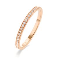 Bague d'éternité Or rouge 18K Diamant 0.14 ct, 24 Pierres, w-si-610752