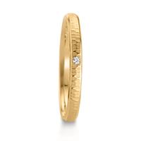 Partnerring 750/18 K Gelbgold Diamant 0.04 ct, w-si-610794