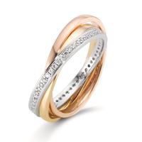 Bague Or blanc 18K, Or jaune 18K, Or rouge 18K Diamant 0.24 ct, w-si-611912
