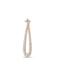 Pendentif Or jaune 18K Diamant 0.28 ct, w-si-612211
