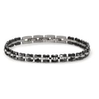 Bracelet Acier inoxydable, Céramique 19-22 cm-612348