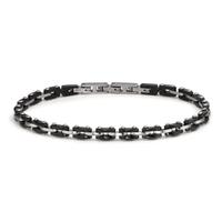 Bracelet Acier inoxydable, Céramique 19-21.5 cm-612361