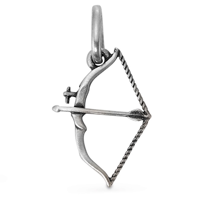 Anhänger Silber patiniert Bogenschiessen-113469