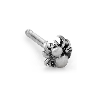 Clous d'oreille à l'unité Argent Araignée-118262