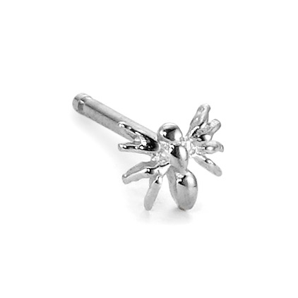 Clous d'oreille à l'unité Argent Araignée-118268