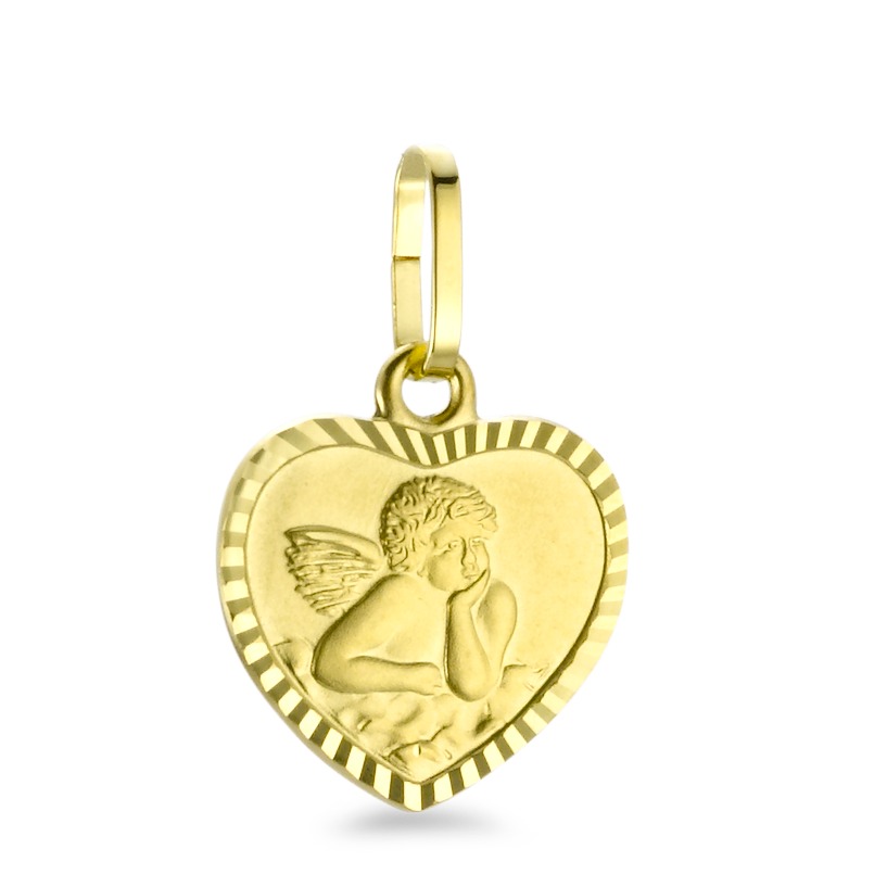 Pendentif Or jaune 9K Ange gardien-173216