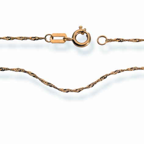 Chaînette Or jaune 9K 42 cm-174019