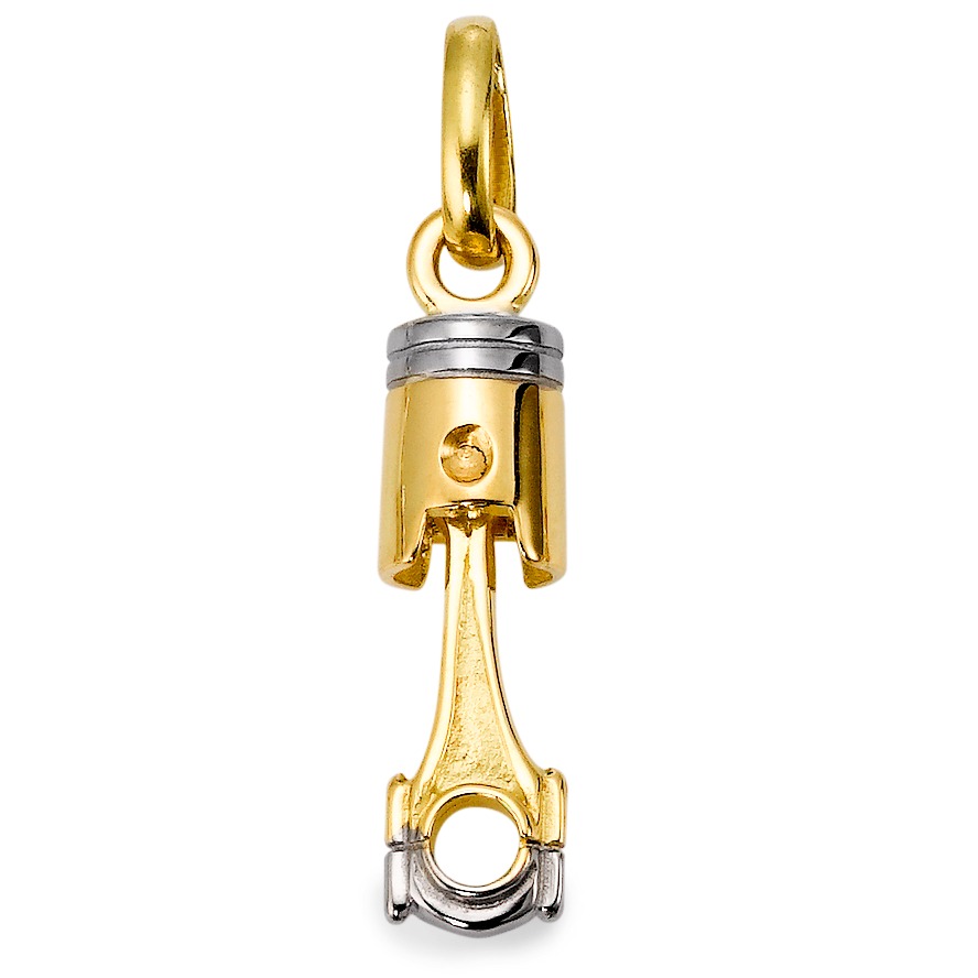 Pendentif Or jaune 18K Piston de Moto-183077