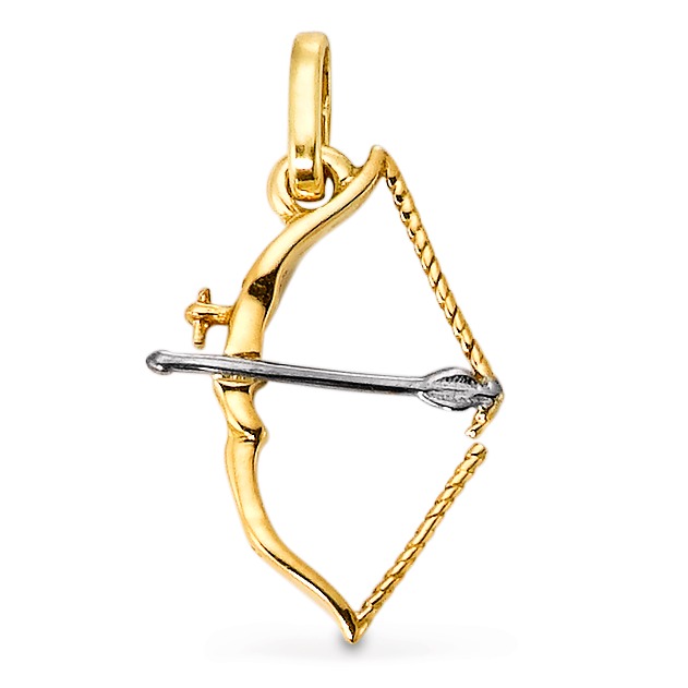 Pendentif Or jaune 18K Tir à l'Arc-183192