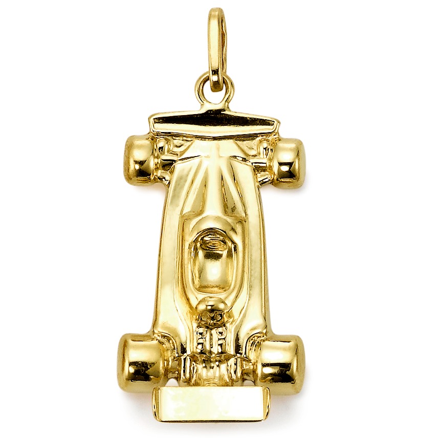 Pendentif Or jaune 18K Voiture de Course-183281