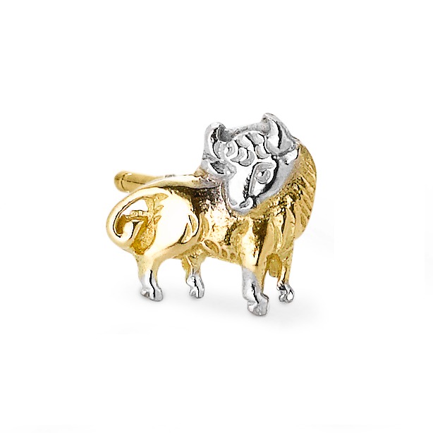 Clous d'oreille à l'unité Or jaune 18K-188183