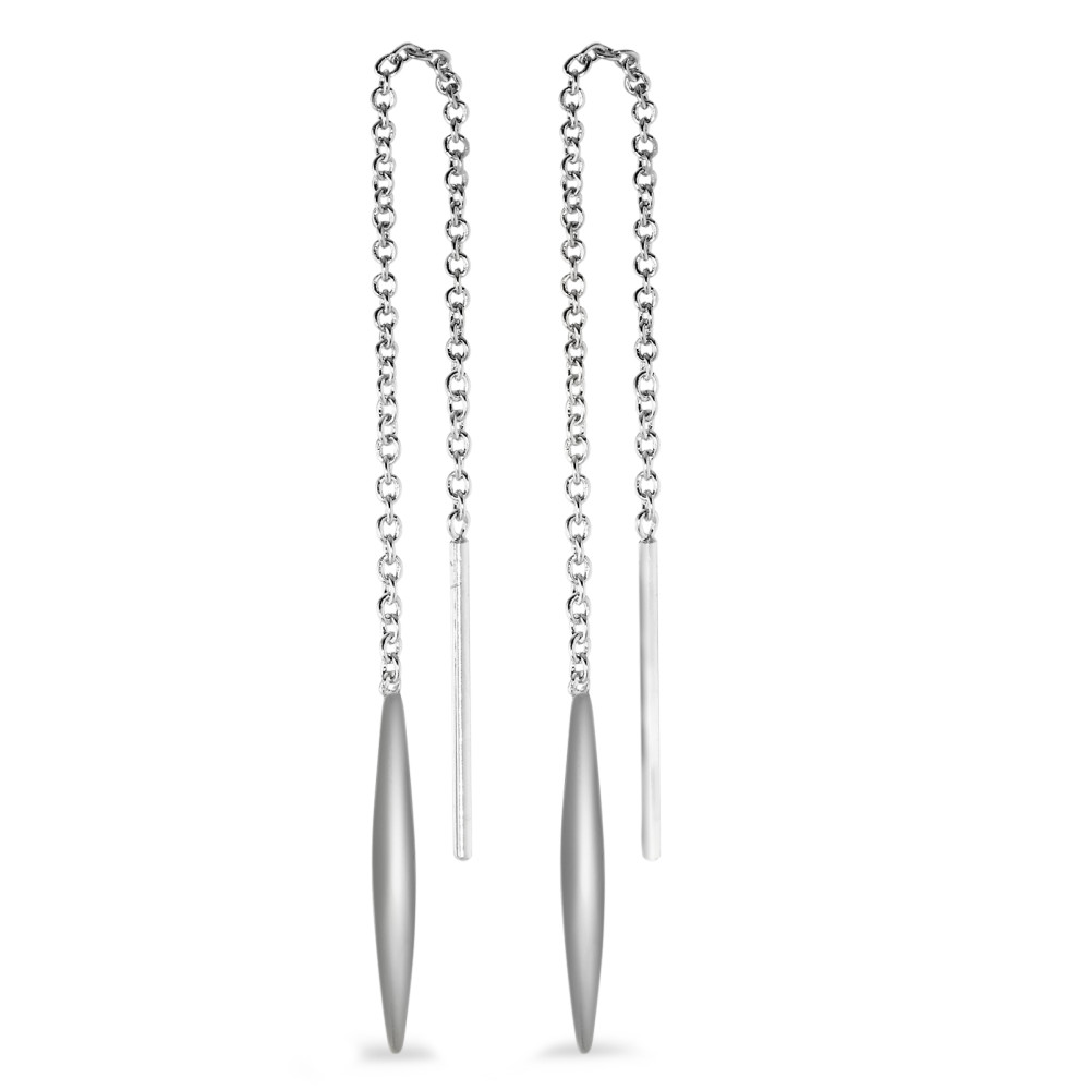 Boucles d'oreilles pendantes Argent Rhodié-212296
