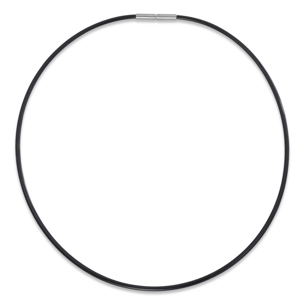 Collier Caoutchouc, Acier inoxydable 40 cm-304268