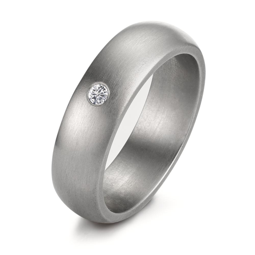 Bague Acier inoxydable Diamant 0.04 ct, tw-si-306533