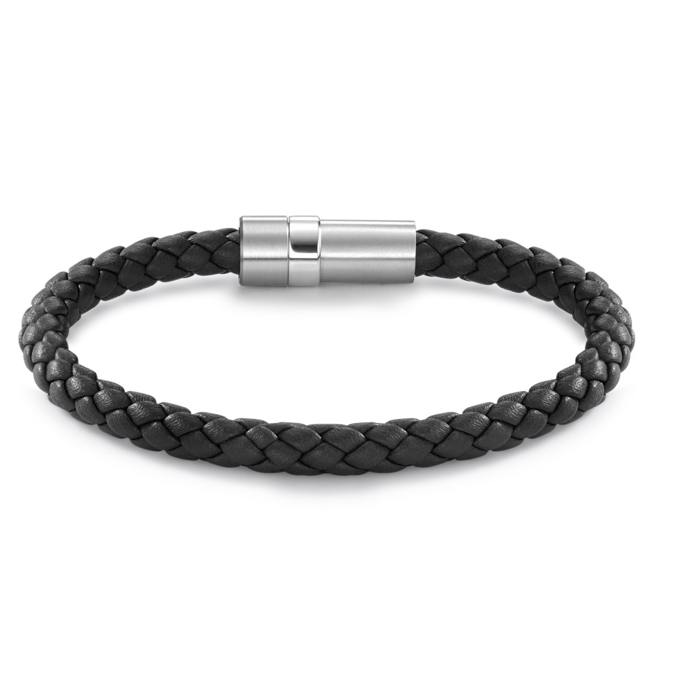 Bracelet Acier inoxydable, Cuir 20 cm Ø6.5 mm-307550