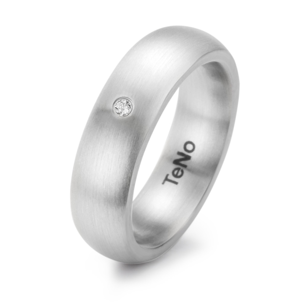 Bague Acier inoxydable Diamant 0.02 ct, tw-si-308071