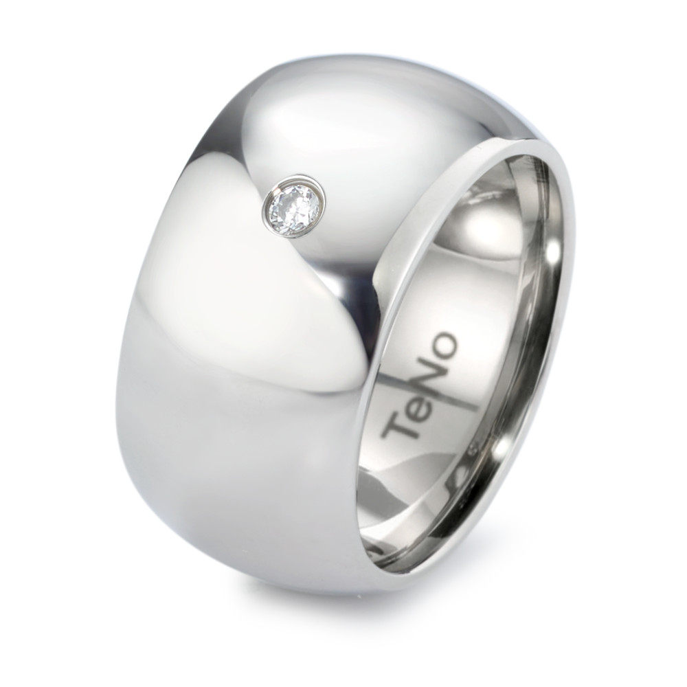 Bague Acier inoxydable Diamant 0.06 ct, tw-si-308219