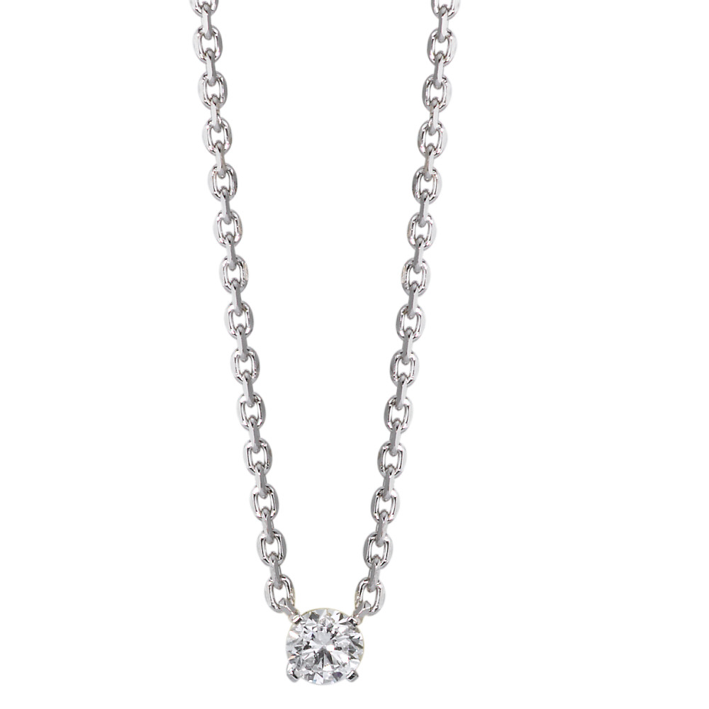 Collier or gris avec diamant-342533