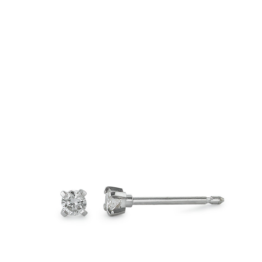 Boucles d'oreilles en or gris-344629