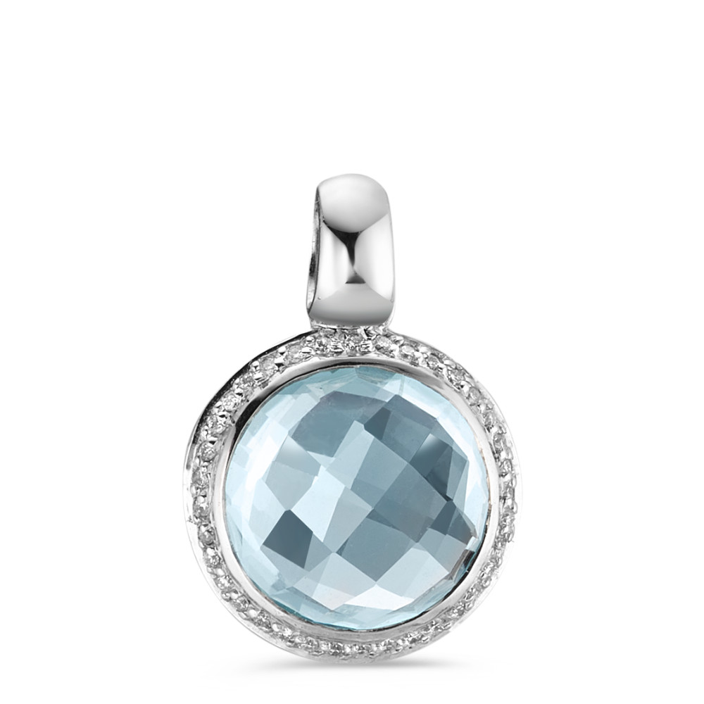 Pendentif 750 topaze diamants-345692
