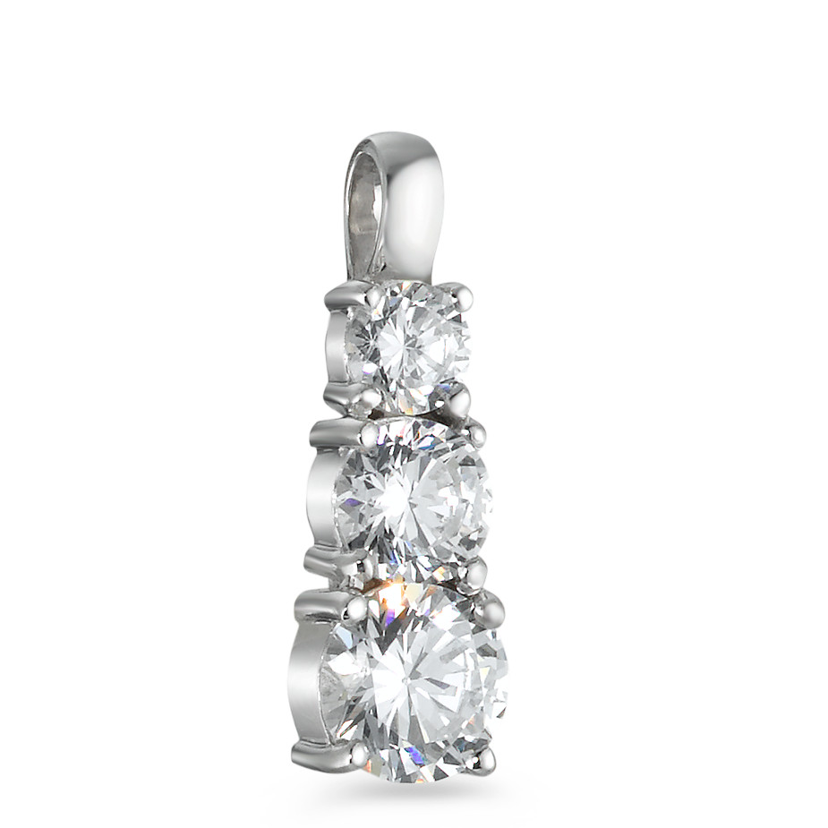 Pendentif or 375 et zirconias-345816