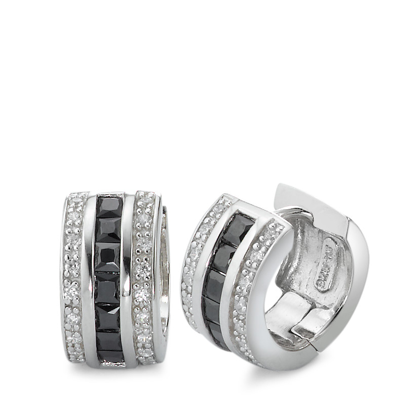 Créoles en argent, zirconias-347122