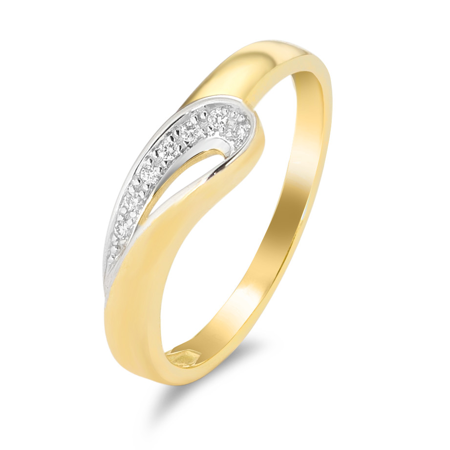 Bague or avec diamants-348228
