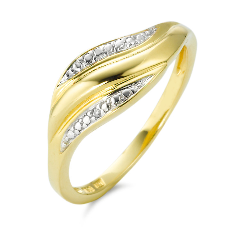 Bague or avec diamant-348303